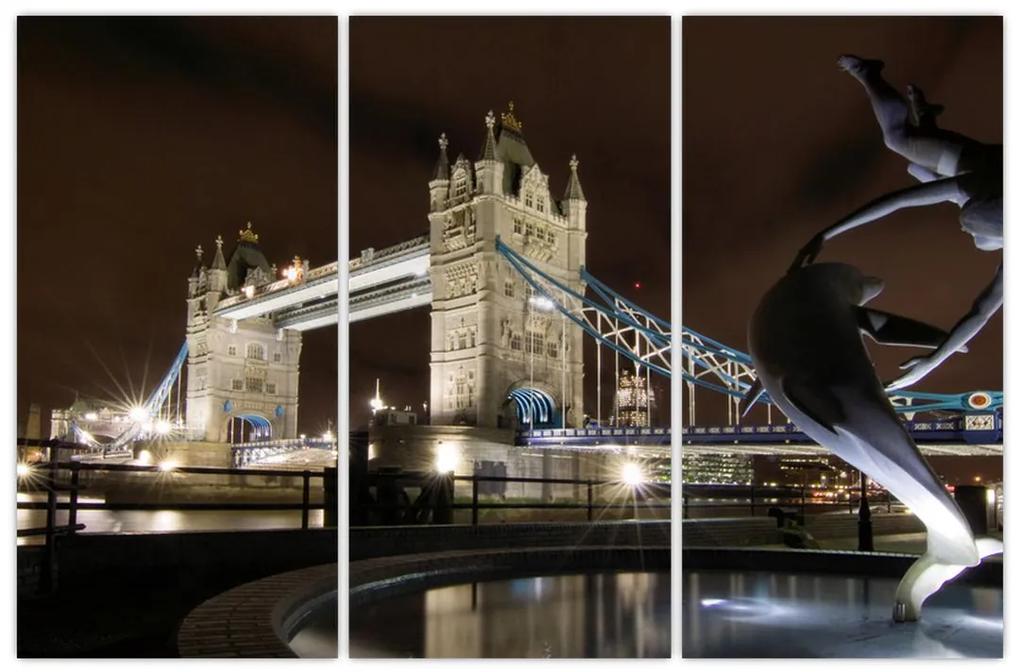 Nočný Tower Bridge - obraz