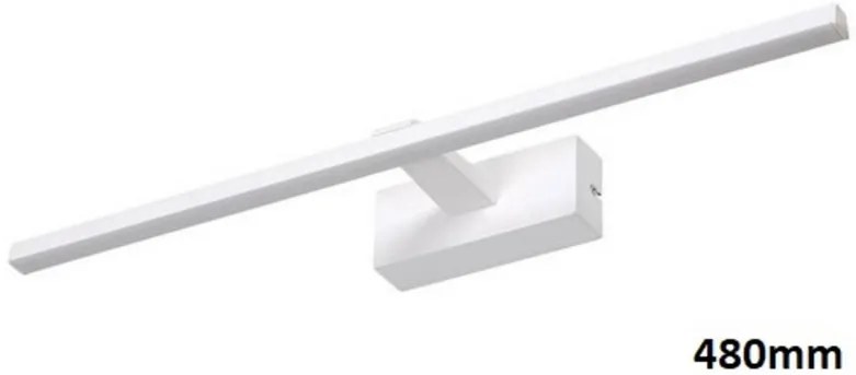 Rabalux LED nástenné svietidlo Albina 8W | 450lm | 4000K | IP23 | 46cm | matná biela