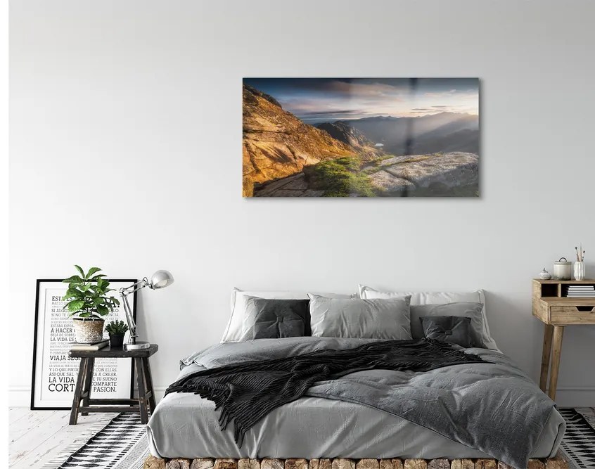 Obraz plexi Mountain sunrise 125x50 cm