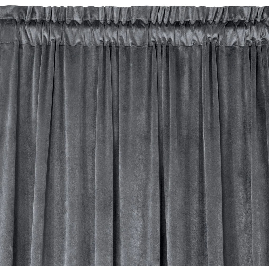 ZATEMŇOVACÍ ZÁVES NA PÁSKE ROSA 135X300 CM GRAFITOVÁ