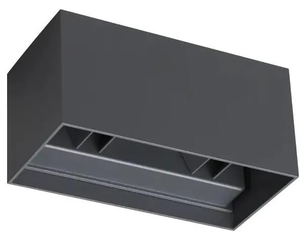 Ideal Lux - LED Vonkajšie nástenné svietidlo ATOM LED/25W/230V IP54 antracit