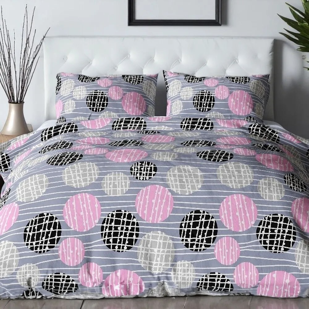 Krepové obliečky Homa TORRY BALLS 2-dielna sada 140x200 cm