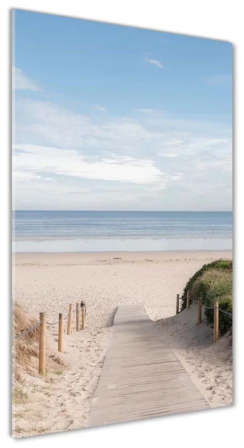 Foto obraz akrylové sklo Chodník na pláž pl-oa-70x140-f-74072436