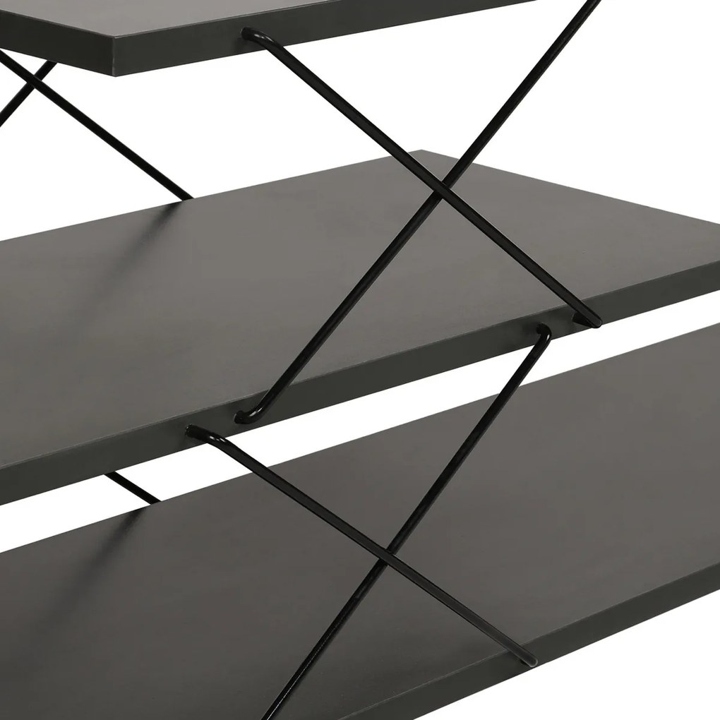 TV stolík Zigzag Anthracite