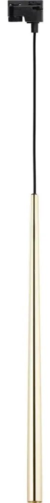Luster na lanku do lištového systému PIANO 1xG9/8W/230V zlatá/čierna