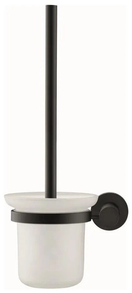 Duravit 99274600 - Nástenná WC kefa D-CODE matná čierna