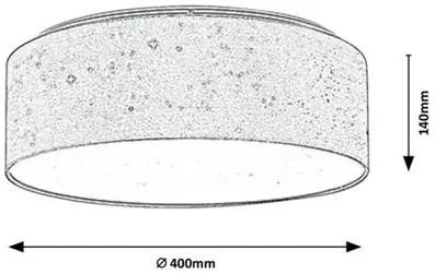 Rabalux OTILIA LED stropné svietidlo 3308