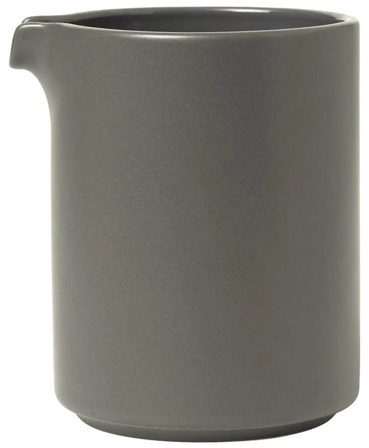 Sivá keramická nádoba na mlieko Blomus Pilar, 280 ml