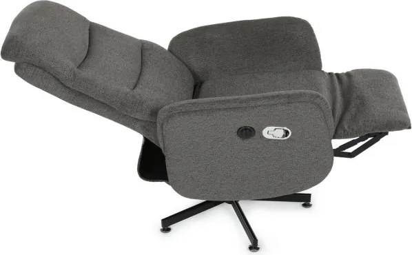 Polohovacie kreslo béžové, elektrické TV-C5479 GREY2