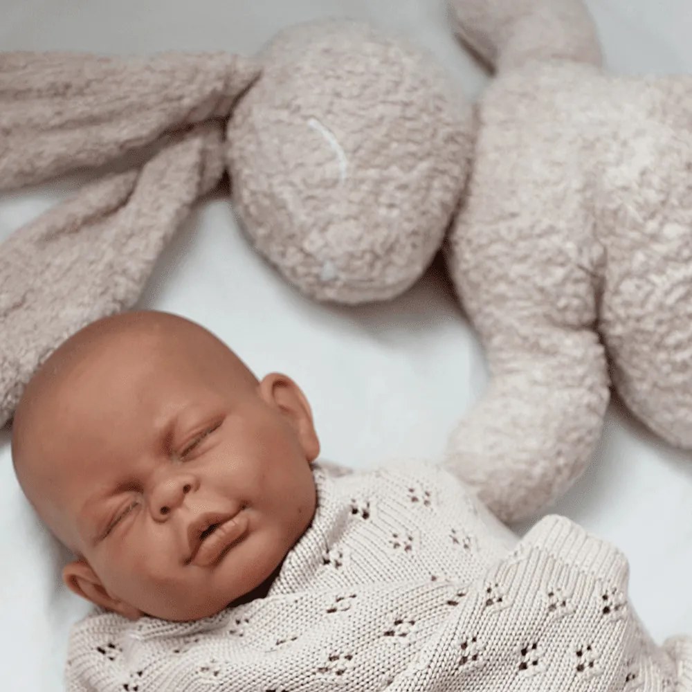 Usínáček - Bubi zajíček pudrově růžová