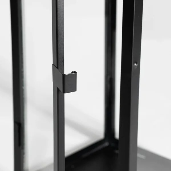 Dekoratívna lucerna 49 cm čierna