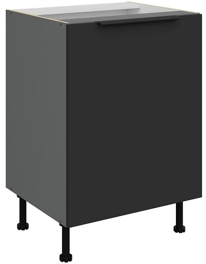 Kuchynská skrinka Aria-Bl/Ant Anti Fingerprint 60d 1f Bb