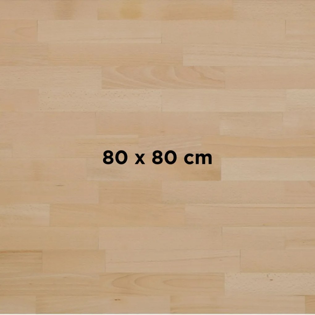 FAMEG BEECH 27 MM - MASÍVNA STOLOVÁ DOSKA 80 x 80 cm
