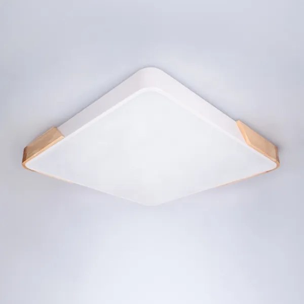 Brilagi - stmievateľné LED svietidlo PILANA LED/60W/230V dub/biela 56x56 cm + DO