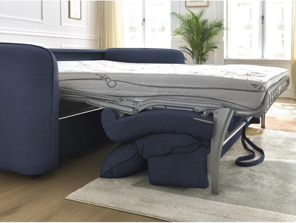 Tmavomodrá pohovka 216 cm Achille – Bobochic Paris