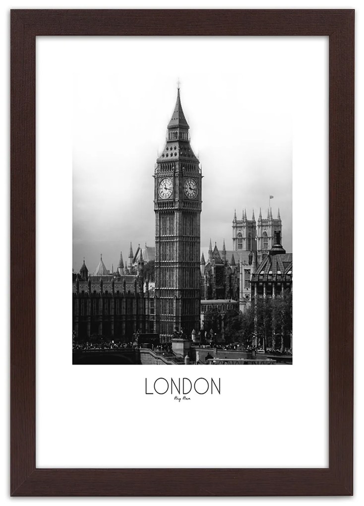 Gario Plagát Legendárny Big Ben Farba rámu: Bez rámu, Rozmery: 30 x 45 cm