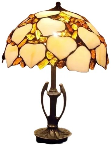 Jantar lampa Tiffany 44*30Ø AMBER