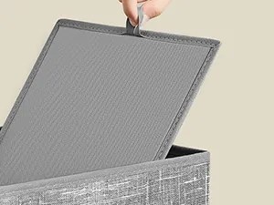 Botník se sedákem Vasagle Lopy 87 cm bílý/šedý