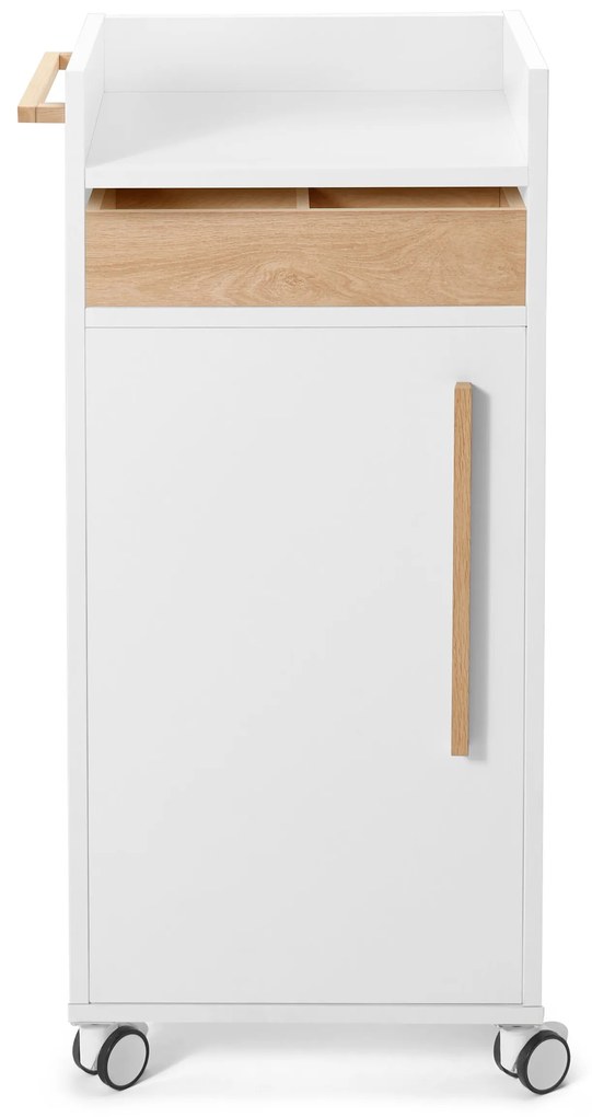 Odkladací vozík do kúpeľne »Eklund«, biely