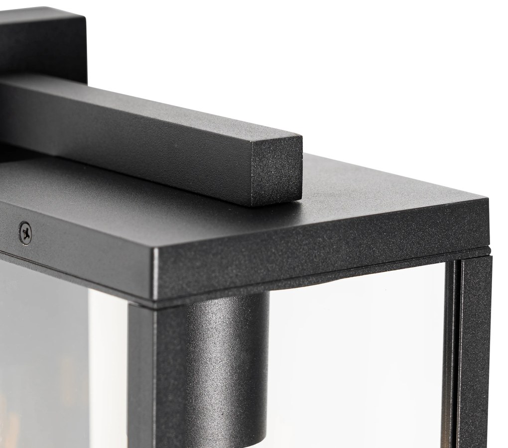 Inteligentné vonkajšie nástenné svietidlo čierne IP44 vrátane Wifi ST64 - Charlois