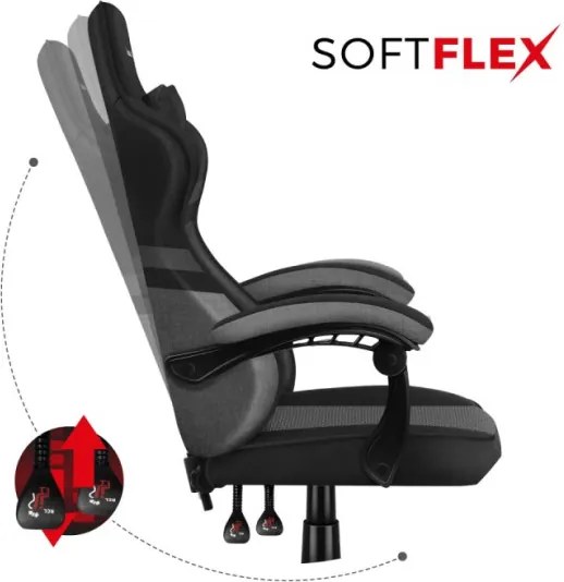 Herné kreslo Force 4.4 Grey Mesh