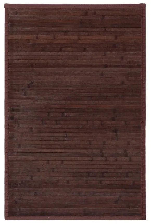 Tmavohnedý bambusový koberec 60x90 cm – Casa Selección