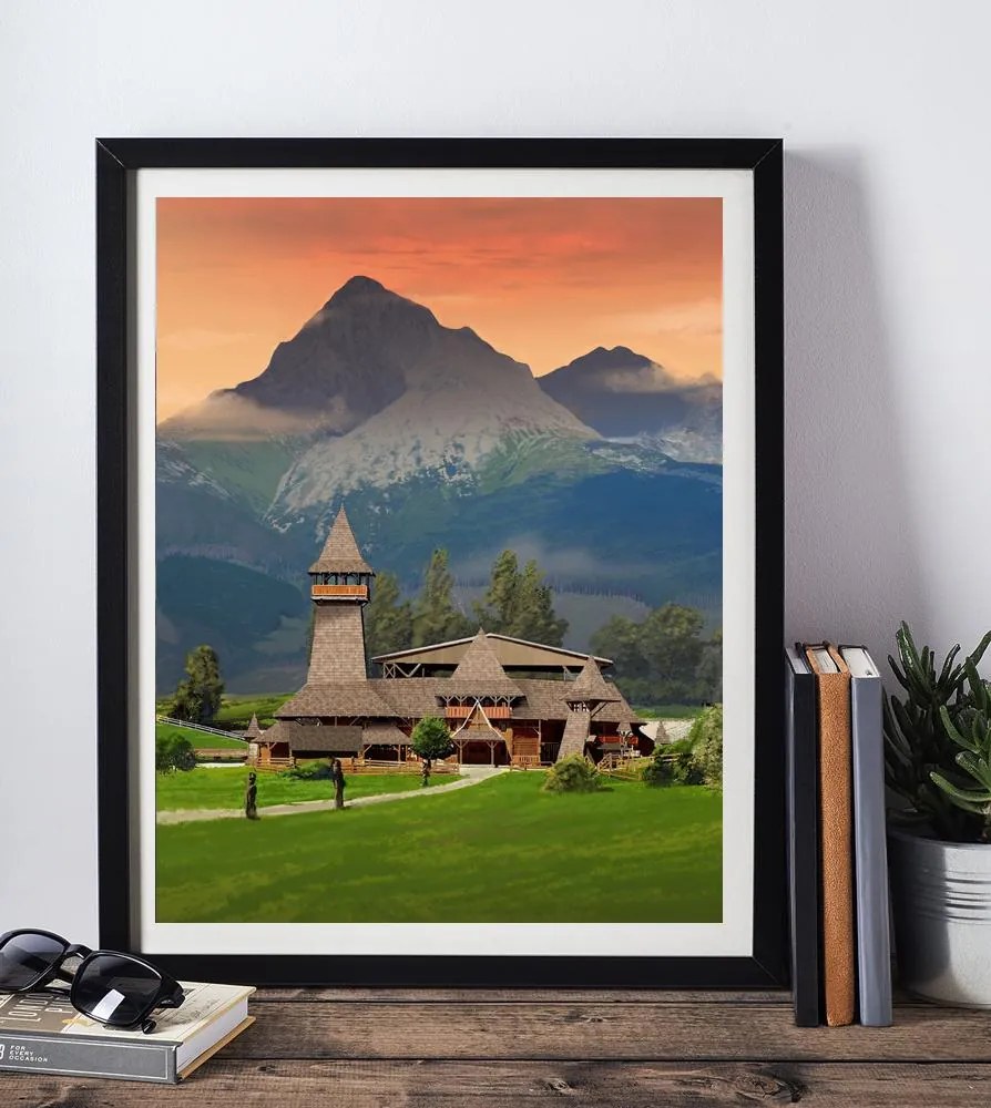 Poster Amfiteáter Východná - Poster 50x70cm + čierny rám (71,8€)