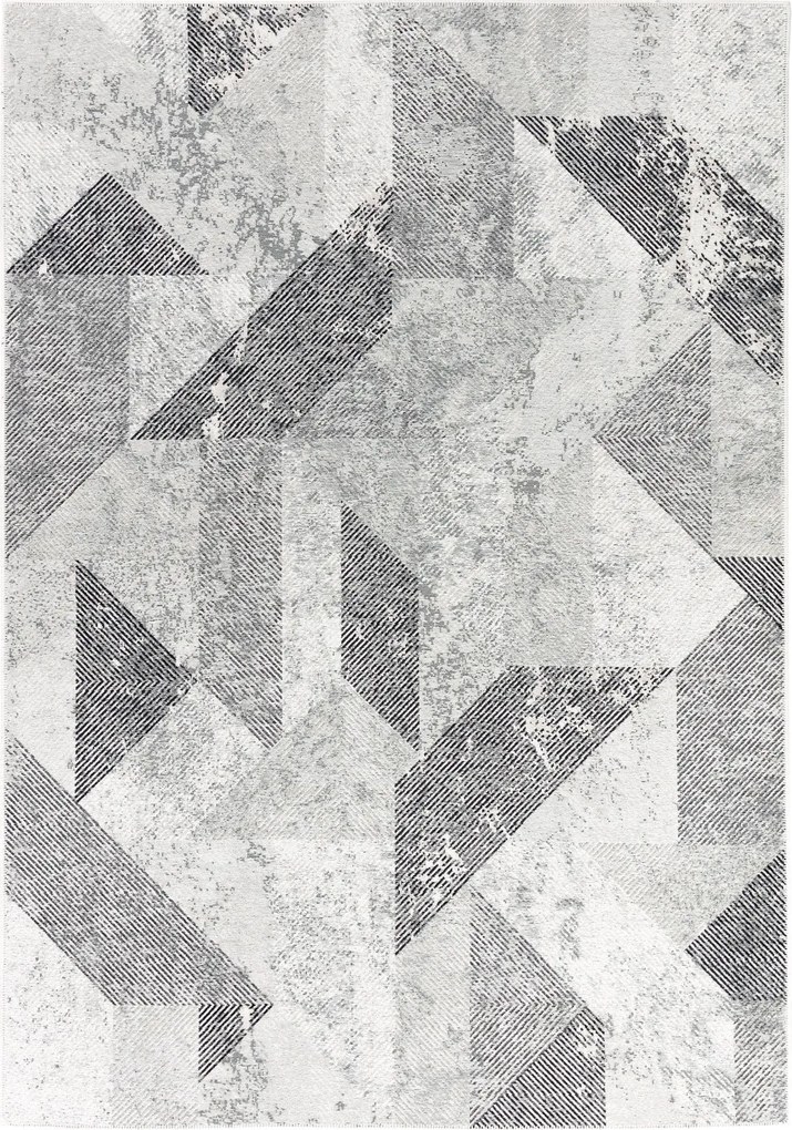 Osta 125x180 cm Kusový koberec Origins 50510 / A920, šedá, chodba / predsieň
