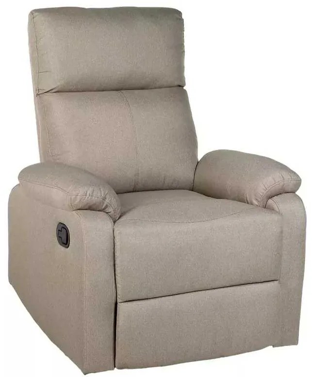 LuxuryForm DESIGN Televízne kreslo CARLOS s polohovaním - béžové