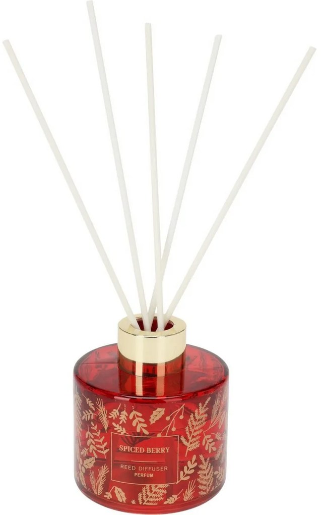 Darčeková sada difuzéra a sviečky Merry Christmas Spiced berry, 2 ks