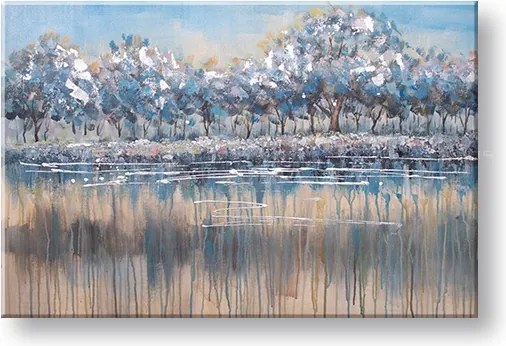 Maľovaný obraz na stenu STROMY 90x60 cm