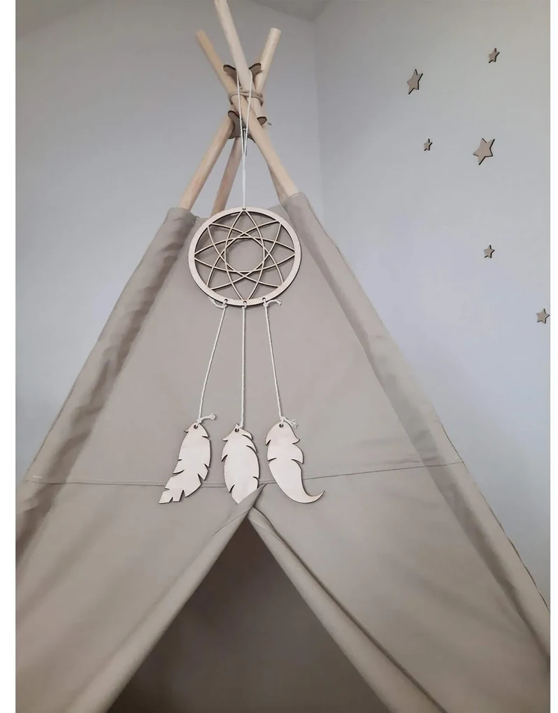 Teepee stan - béžová
