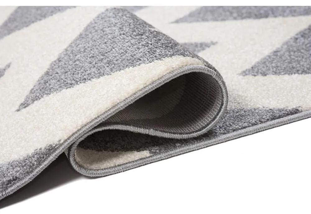 Kusový koberec Justina sivý atyp 80x250cm