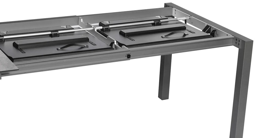 Cubic HPL rozťahovací stôl antracit 160-220-280 cm