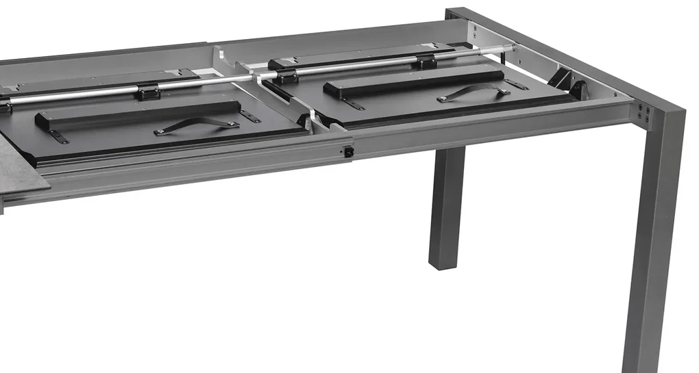Cubic HPL rozťahovací stôl antracit 160-220-280 cm