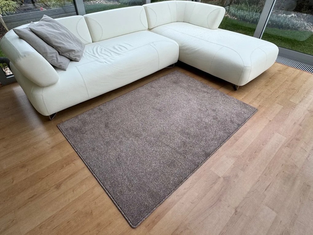 Vopi, Kusový koberec Apollo Soft hnedý, 160x240, hnedá, obývacia izba