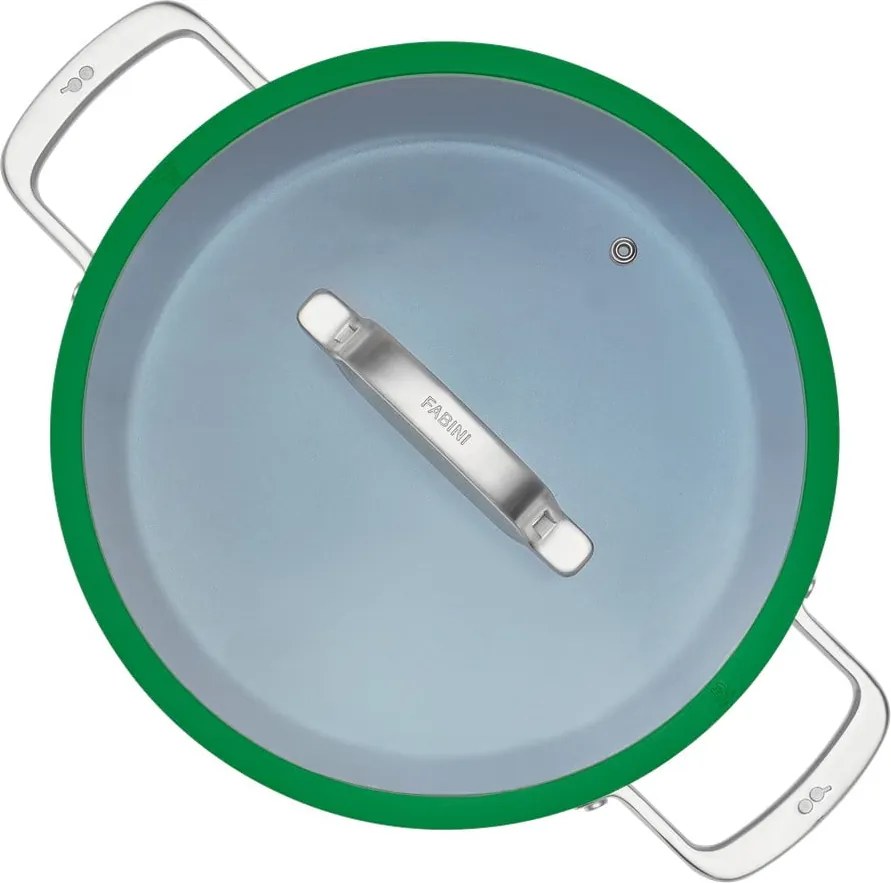 Panvica s pokrievkou/s keramickým povrchom ø 28 cm tegame Meda 3.0 – FABINI