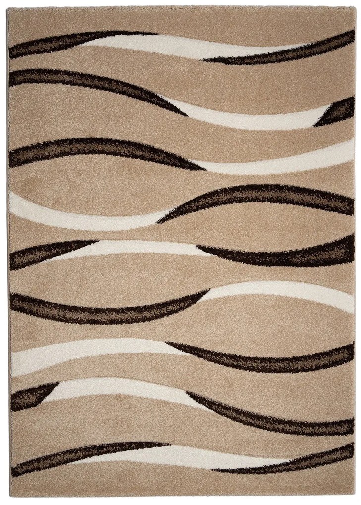 Spoltex, Kusový koberec Infinity New beige 6084, 200x290, béžová, obývacia izba