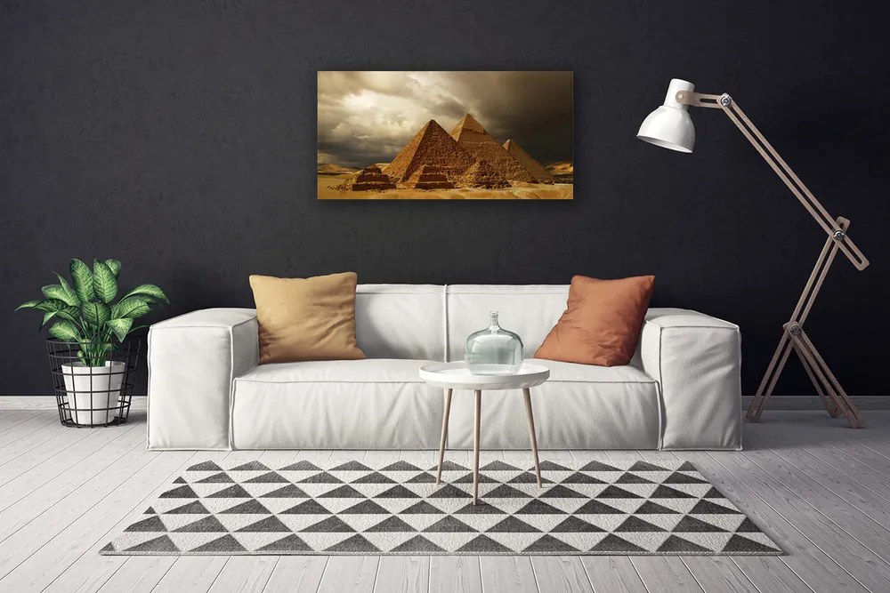 Obraz na plátne Pyramídy architektúra 140x70 cm