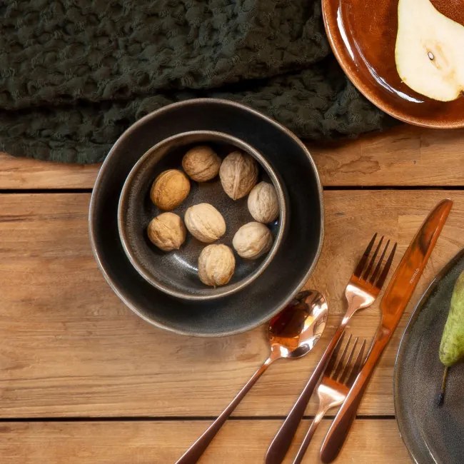 Hlboký tanier MYSTIC sivý 863696