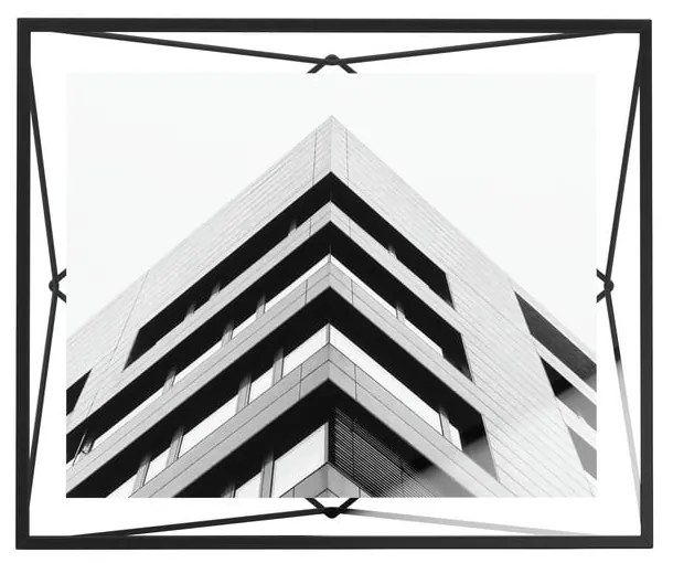 Čierny kovový rámček stojací/na stenu 25x30 cm Prisma – Umbra