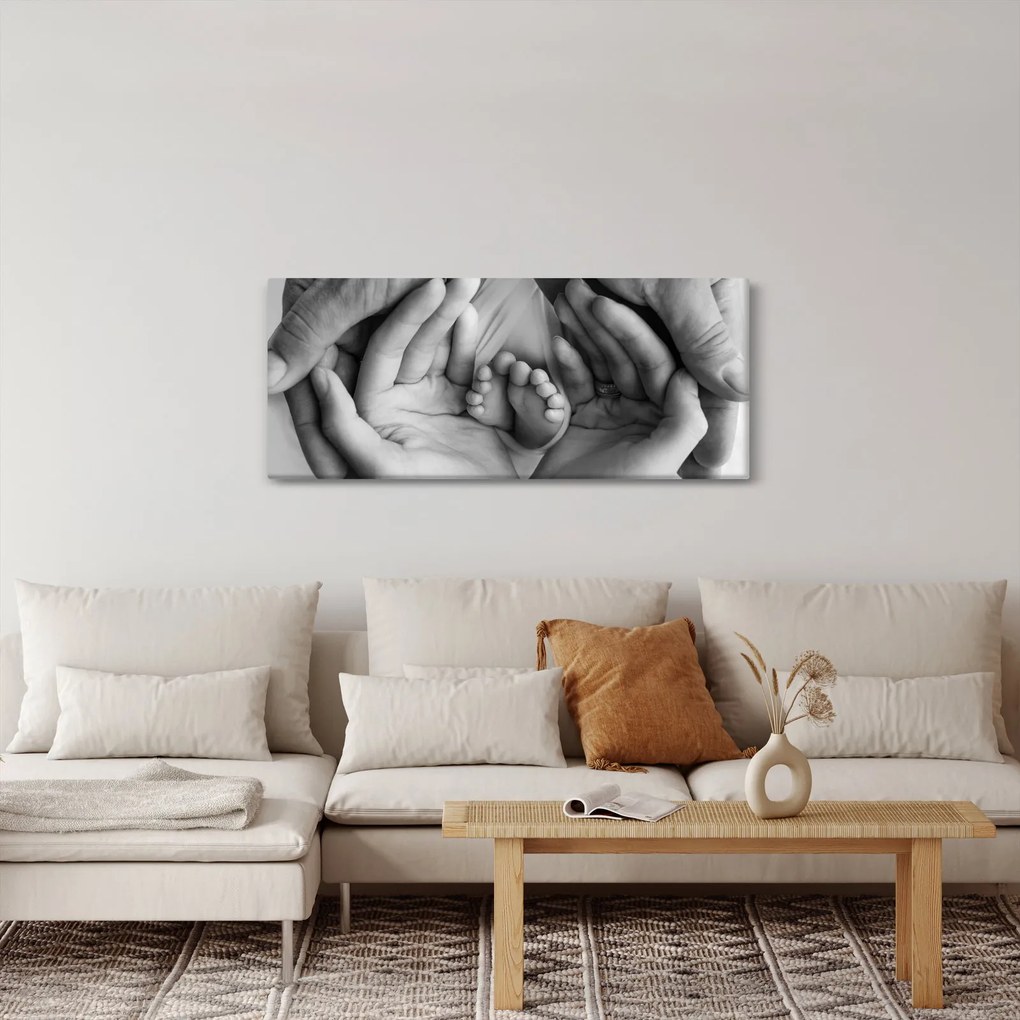 Obraz - Novorodenec (120x50 cm)