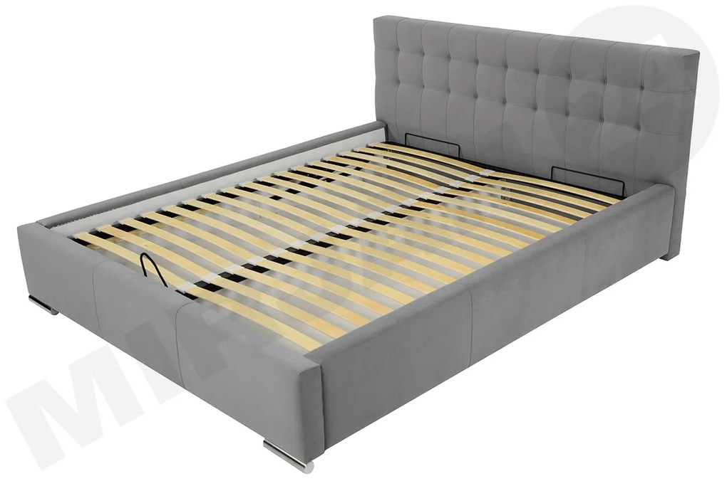 Posteľ Handley, Rozmer postele: 140x200, Dostupné poťahy: ekokoža Soft 017