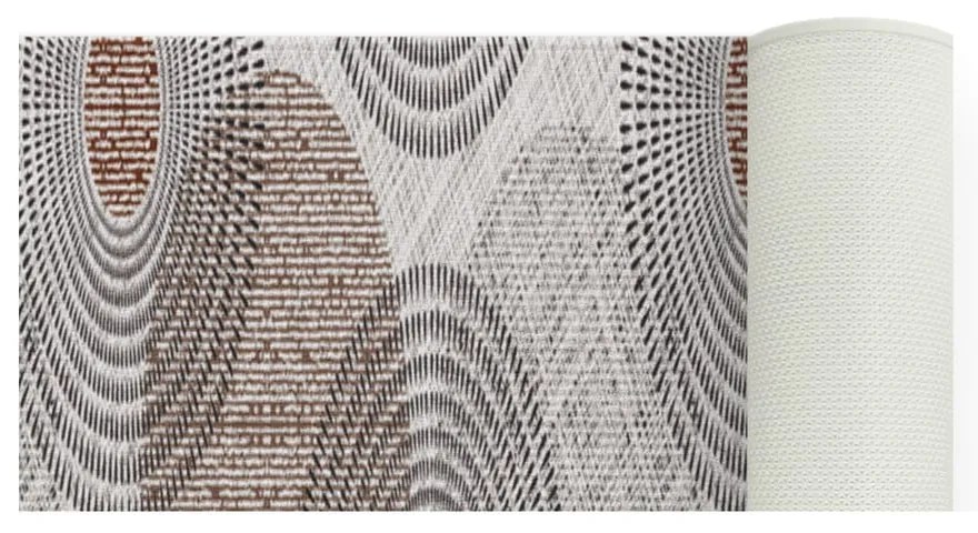 Sivý prateľný koberec behúň 58x140 cm - Oyo Concept