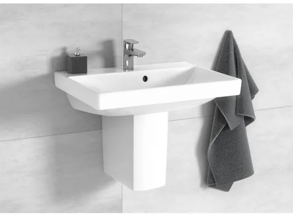 Villeroy & Boch 4A005501 - Závesné umývadlo AVENTO 55x37 cm keramika/biela