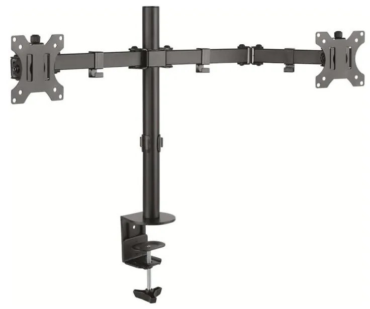 CONNECT IT CMF-3203-BK - Univerzálny držiak na 2 monitory 13-32” čierna
