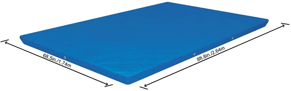 BESTWAY Krycia plachta pre bazén 259 x 170 cm, modrá 58105
