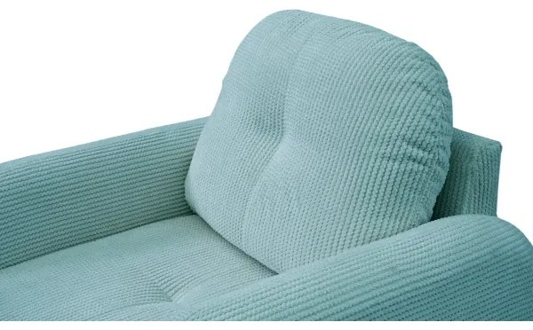 Čalúnené kreslo CLOUDY tyrkysové