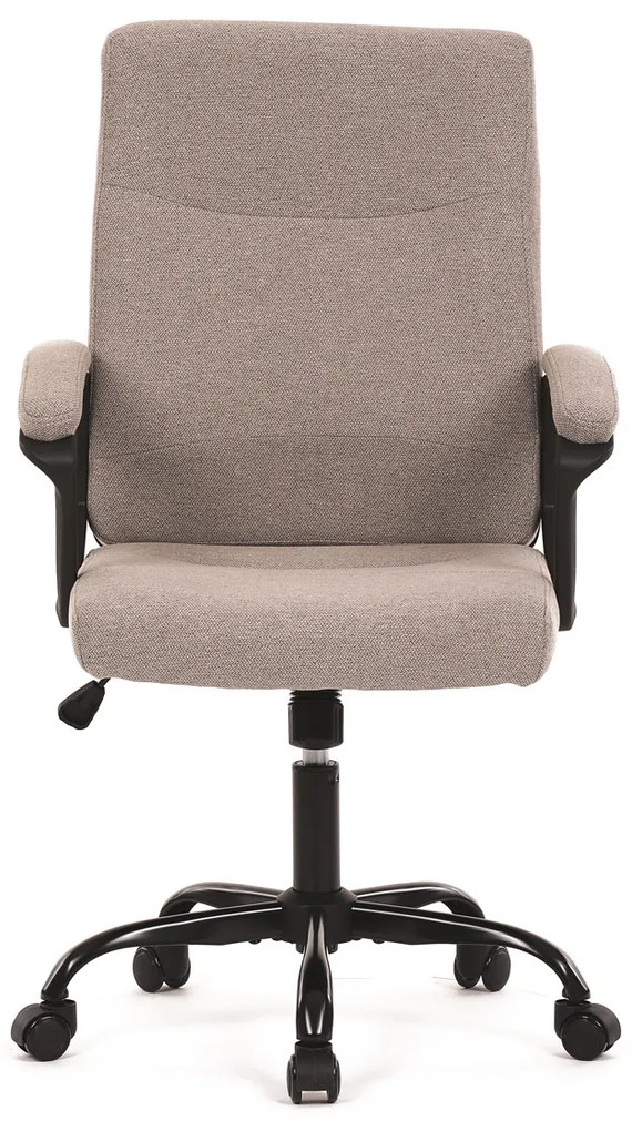 Autronic - Kancelářské křeslo, krémová látka, kovový kříž - KA-Y391 CRM2