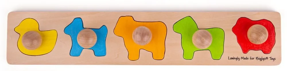 Bigjigs Baby Vkladacie puzzle zvieratá